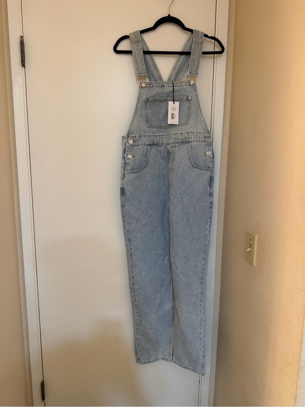 WeWoreWhat Light Blue Denim Overalls XS